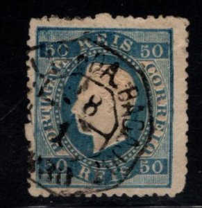 Portugal Scott 43 Used King Luiz stamp, CV 50$