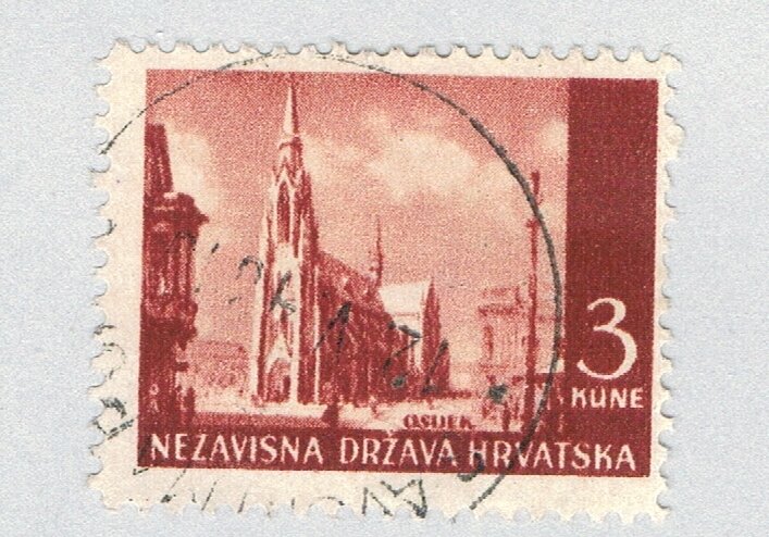 Croatia 36 Used Cathredral 1941 (BP85722)