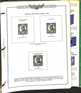 United States Minkus American Plate Block Stamp Album, 1919-1937
