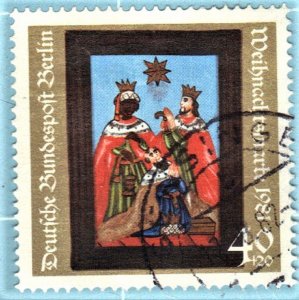 GERMANY #9NB186 USED 40pf+20pf  1981