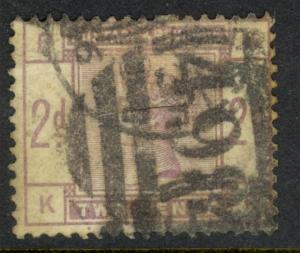 GREAT BRITAIN 1883-84 QV 2d Lilac Sc 100 Used