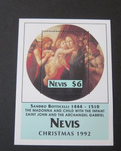 Nevis 1992 Sc 758-9 Christmas Religion set MNH