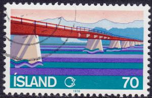 Iceland - 1978 - Scott #510 - used - Bridge