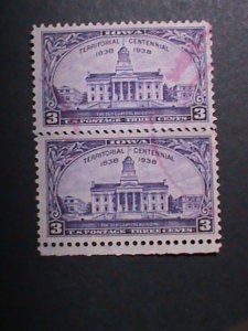 ​UNITED STATES- PROMOTION STAMPS  BLOCK OF 2-USED VF WE SHIP TO WORLD WIDE