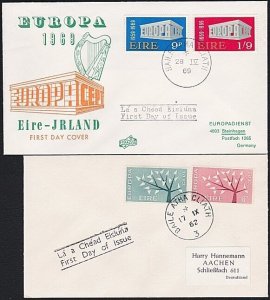 IRELAND 1962 & 1969 2 EUROPA FDCs.........................................A9964