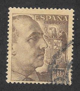 SPAIN Scott #705 Used Gen Franco 2017 CV $2.75