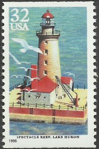 # 2971 MINT NEVER HINGED ( MNH ) SPECTACLE REEF LAKE HURON