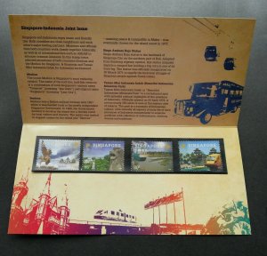 Singapore Indonesia Joint Issue Tourist Attractions 2009 Visit (p. pack) MNH