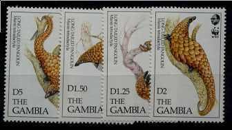 Gambia 1362-65 MNH WWF-93 SCV6