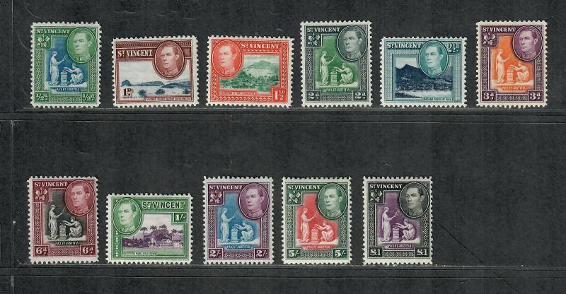 St. Vincent Sc#141-151 M, Partial Set, Cv. $39.45