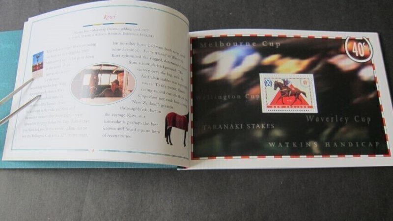 New Zealand 1996 Racehorses Complete Booklet