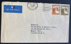 1948 Tel Aviv Palestine Airmail Cover To London England