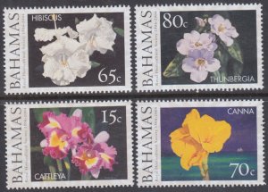 BAHAMAS Sc# 1106-9 CPL MNH 200th ANN ROYAL HORTICULTURAL SOCIETY