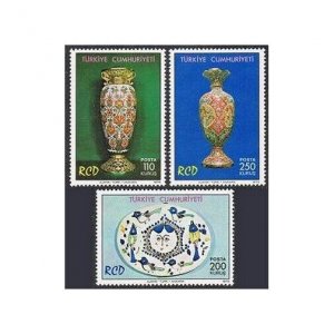 Turkey 2006-2008,hinged.Michel 2357-2358. Regional Cooperation,1975.Plate,Vases.