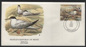 Benin FDC Roseate Tern Sc 659 L229