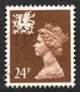 STAMP STATION PERTH Wales #WMH44 QEII Definitive Used 1971-1993