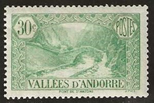 French Andorra  32, Mint, hinged,  1932, (a460)