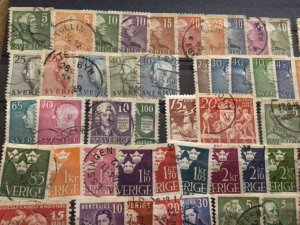 Sweden mounted mint or used stamps  A12404