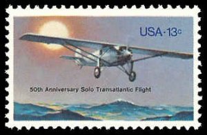 PCBstamps   US #1710 13c Lindbergh's Flight, MNH, (8)