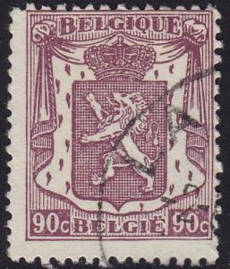 Belgium - 1946 - Scott #281 - used - Coat of Arms