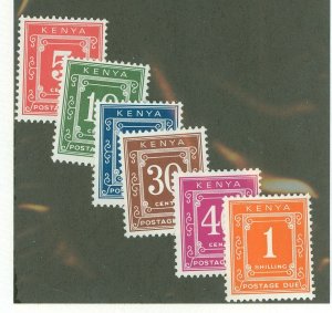 Kenya #J1-5/J7 Mint (NH)