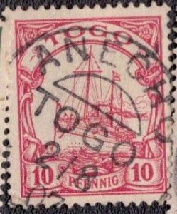 Togo German Occupation 9 Used