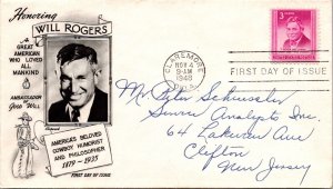 FDC 1948 SC #975 Fleetwood Cachet - Claremore, Ok - Single - F76433