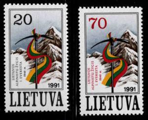 LITHUANIA Scott 398-399 MH* set