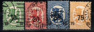 Finland #119-22   F-VF Used CV $2.50 (X9550)