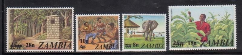 Zambia 188-91 Mint NH