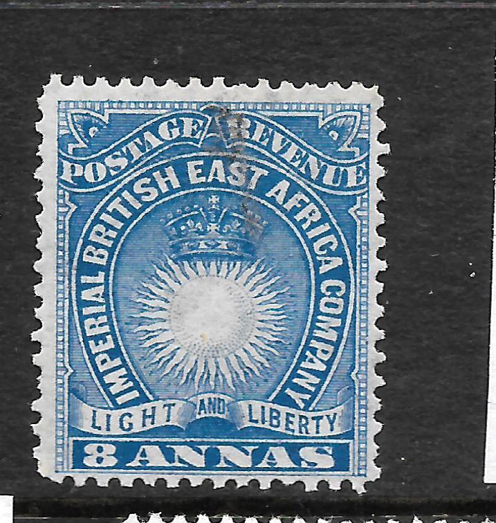 BRITISH EAST AFRICA  1890-95   8a   BLUE    MLH   SG 12