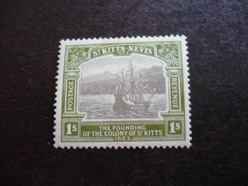 Stamps - St.Kitts-Nevis - Scott# 59 - Mint Hinged Part Set of 1 Stamp