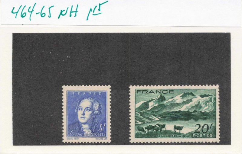 FRANCE  464-65    MNH