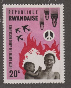 Rwanda 170 Campaign against nuclear weapons. 1966