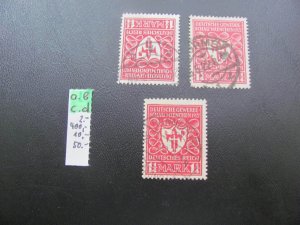 Germany 1922 USED SIGNED ZENKER/BERLIN MI. 199bcd INFL.  SC 212 VF/XF 410E (122)