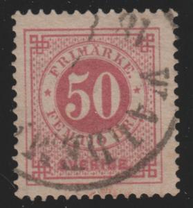 Sweden 50 Numeral of Value 1886