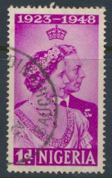 Nigeria  SG 62 SC# 73  Used Royal Silver Wedding 1948 please see scan