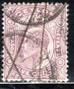 Ceylon Scott # 197, used