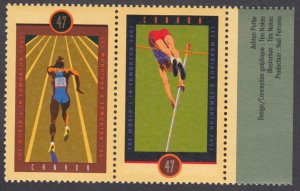 Canada - #1908a IAAF World Championships Se-Tenant Pair - MNH