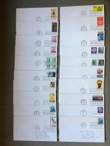 US FDCs Collection 1959-67 - 130+ different.