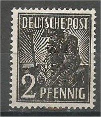 GERMANY, 1947, MNH 2ph, Planting Olive. Scott 557