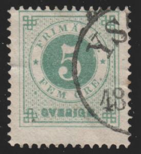 Sweden 30 Numeral of Value 1877