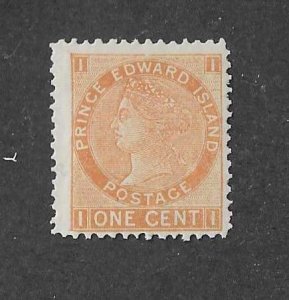 Prince Edward Island Sc #11b 1c orange NH FVF