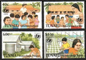 Tuvalu Sc #721-724 MNH