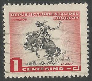 URUGUAY 606 VFU HORSE I015-2