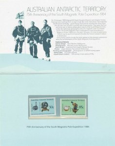 Australia Antarctic Territory Mint Never Hinged Presentation Stamps Pack R 16805