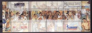 Costa Rica-Sc#622-unused NH sheet-Ministry of Labour & Social Security-2008-