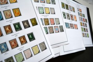 COLOR PRINTED NETHERLANDS 1852-2010 STAMP ALBUM PAGES (315 illustrated pages)