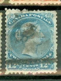 Canada 28b (thin paper) used CV $150