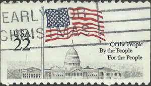 # 2116 USED FLAG OVER CAPITOL DOME